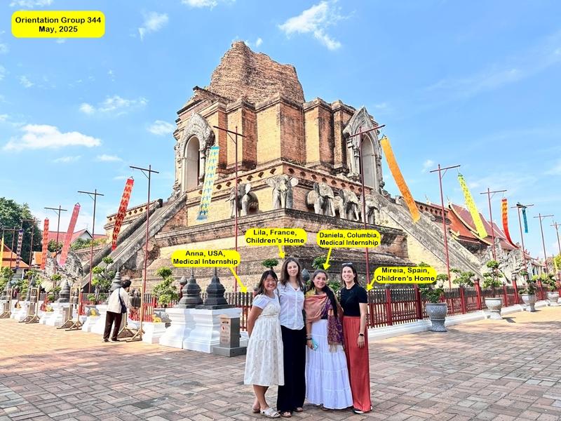 Chiang Mai Volunteer and Intern Group #344; May, 2025