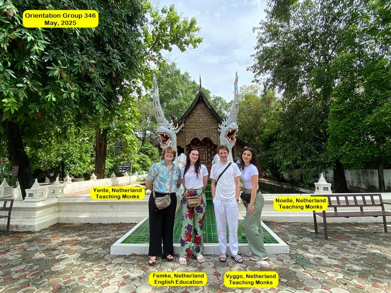 Chiang Mai Volunteer & Intern Groups 345 & 346; June, 2025