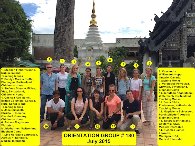 Chiang Mai Thailand Volunteer Group 180