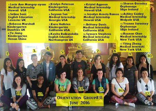 Bangkok Volunteer Group 31